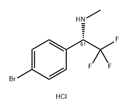 Benzenemethanamine, 4-bromo-N-methyl-α-(trifluoromethyl)-, hydrochloride (1:1), (αS)-|(S)-1-(4-溴苯基)-2,2,2-三氟-N-甲基乙-1-胺(盐酸盐)