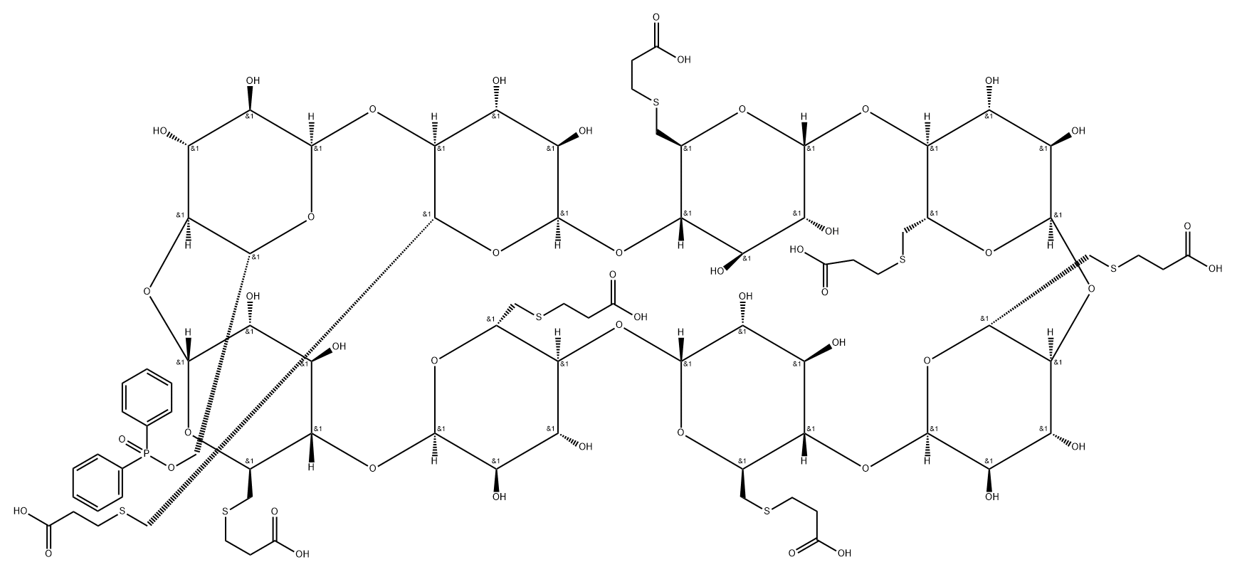 舒更葡糖杂质41(ORG226100-1), 2768160-22-9, 结构式