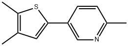 5-(4,5-Dimethyl-2-thienyl)-2-methylpyridine Structure