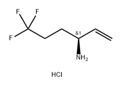 (S)-6,6,6-三氟-1-己烯-3-胺,2769927-25-3,结构式