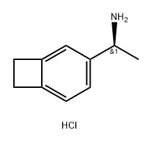 Bicyclo[4.2.0]octa-1,3,5-triene-3-methanamine, α-methyl-, hydrochloride (1:1), (αS)- Structure