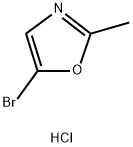 5-Bromo-2-methyl-oxazole hydrochloride,2770903-74-5,结构式