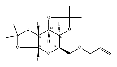 α-D-Galactopyranose, 1,2:3,4-bis-O-(1-methylethylidene)-6-O-2-propen-1-yl- Structure