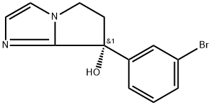 (R)-7-(3-溴苯基)-6,7-二氢-5H-吡咯并[1,2-A]咪唑-7-醇,2771078-54-5,结构式