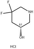 (3R)-5,5-Difluoro-piperidin-3-ol hydrochloride,2772046-20-3,结构式