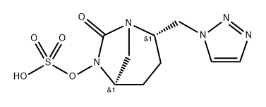 2772764-36-8 (2S,5R)-2-((1H-1,2,3-triazol-1-yl)methyl)-7-oxo-1,6-diazabicyclo[3.2.1]octan-6-yl hydrogen sulfate