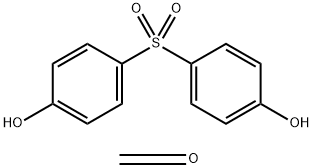 Formaldehyde, polymer with 4,4-sulfonylbisphenol 化学構造式