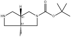 (3AS,6AR)-3A-氟六氢吡咯并[3,4-C]吡咯-2(1H)-羧酸叔丁酯,2782707-62-2,结构式