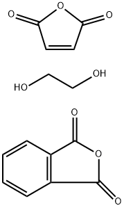 1,3-Isobenzofurandione, polymer with 1,2-ethanediol and 2,5-furandione Structure