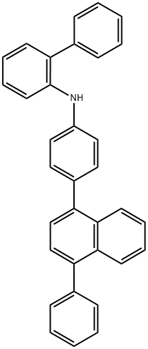 N-[4-(4-苯基-1-萘基)苯基]-[1,1′-联苯]-2-胺,2784692-80-2,结构式
