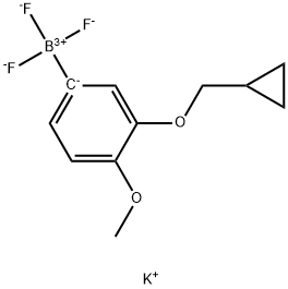 potassium (3-(cyclopropylmethoxy)-4-methoxyphenyl)trifluoroborate,2785409-67-6,结构式