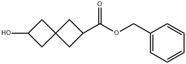 Benzyl 6-hydroxyspiro[3.3]heptane-2-carboxylate 化学構造式