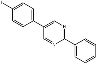 5-(4-fluorophenyl)-2-phenylpyrimidine Structure