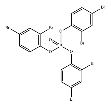 Phenol,2,4-dibromo-,phosphate(3:1) Struktur