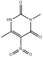 3,6-二甲基-5-硝基嘧啶-2,4(1H,3H)-二酮 结构式