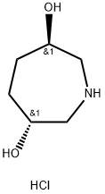 (3R,6R)-Azepane-3,6-diol hydrochloride Structure