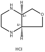 Furo[3,4-b]pyrazine, octahydro-, hydrochloride (1:2), (4aR,7aS)-|REL-(4AR,7AS)-八氢呋喃并[3,4-B]吡嗪盐酸盐