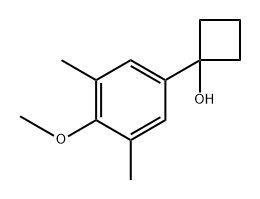 1-(4-methoxy-3,5-dimethylphenyl)cyclobutanol,2794270-51-0,结构式