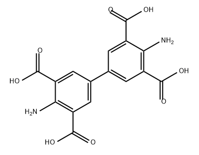 1,1'-Biphenyl]-2,4,4’,6-tetracarboxylic acid, 4,4'-diamino Struktur