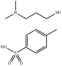 1-Propanethiol, 3-(dimethylamino)-, 4-methylbenzenesulfonate (1:1) Structure