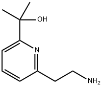 2-(6-(2-Aminoethyl)pyridin-2-yl)propan-2-ol Structure