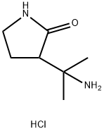 3-(2-氨基丙-2-基)吡咯烷-2-酮盐酸盐, 2800837-43-6, 结构式