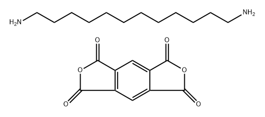 Benzol-1,2,4,5-tetracarbonic acid imide, polymer with dodecamethylenediamino AN-In,28014-25-7,结构式