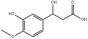 Benzenepropanoic acid, β,3-dihydroxy-4-methoxy- 结构式