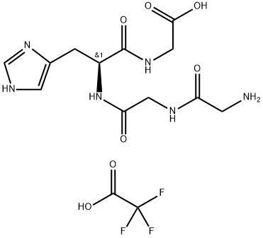 (S)-2-(2-(2-(2-Aminoacetamido)acetamido)-3-(1H-imidazol-4-yl)propanamido)acetic acid 2,2,2-trifluoroacetate|(S)-2-(2-(2-(2-氨基乙酰胺)乙酰胺)-3-(1H-咪唑-4-基)丙酰胺)乙酸 三氟乙酸盐