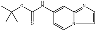 咪唑并[1,2-A]吡啶-7-基氨基甲酸叔丁酯 结构式