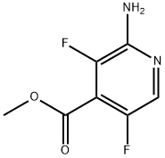 Methyl 2-amino-3,5-difluoroisonicotinate Structure