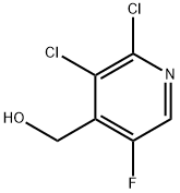 (2,3-二氯-5-氟吡啶-4-基)甲醇, 2803704-17-6, 结构式