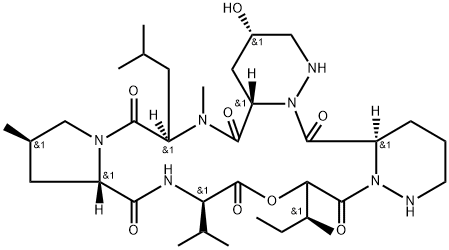 孤霉素 D1,28045-02-5,结构式