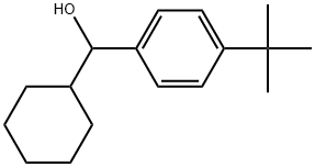 α-Cyclohexyl-4-(1,1-dimethylethyl)benzenemethanol Struktur