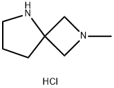 2,5-Diazaspiro[3.4]octane, 2-methyl-, hydrochloride (1:2) 化学構造式