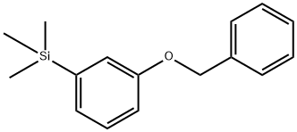 (3-(Benzyloxy)phenyl)trimethylsilane Structure