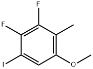 2,3-Difluoro-1-iodo-5-methoxy-4-methylbenzene Structure