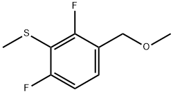 (2,6-Difluoro-3-(methoxymethyl)phenyl)(methyl)sulfane Struktur