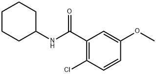 2-Chloro-N-cyclohexyl-5-methoxybenzamide Structure