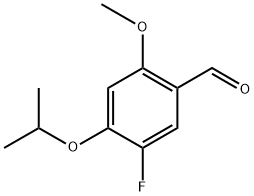 5-Fluoro-4-isopropoxy-2-methoxybenzaldehyde Structure