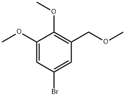 5-Bromo-1,2-dimethoxy-3-(methoxymethyl)benzene 结构式