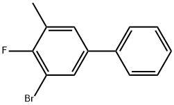 3-Bromo-4-fluoro-5-methyl-1,1'-biphenyl Structure