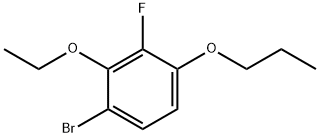 1-Bromo-2-ethoxy-3-fluoro-4-propoxybenzene Structure