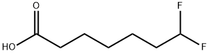 7,7-Difluoro-heptanoic acid Struktur