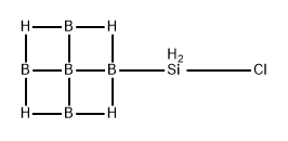 2-(クロロシリル)ペンタボラン(9) 化学構造式