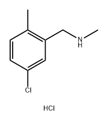 (5-chloro-2-methylphenyl)methyl](methyl)amine hydrochloride Structure