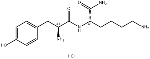 H-Tyr-Lys-NH2 化学構造式