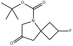 2-氟-7-氧-5-氮螺环[3.4]辛烷-5-羧酸叔丁酯,2817638-79-0,结构式