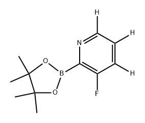 3-fluoro-2-(4,4,5,5-tetramethyl-1,3,2-dioxaborolan-2-yl)pyridine-4,5,6-d3,2819702-68-4,结构式