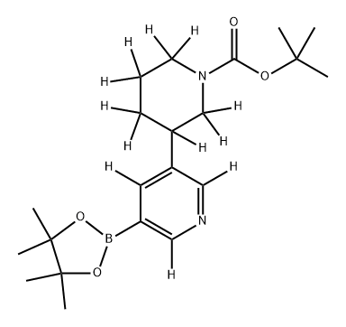 2819703-47-2 tert-butyl 3-(5-(4,4,5,5-tetramethyl-1,3,2-dioxaborolan-2-yl)pyridin-3-yl-2,4,6-d3)piperidine-1-carboxylate-2,2,3,4,4,5,5,6,6-d9